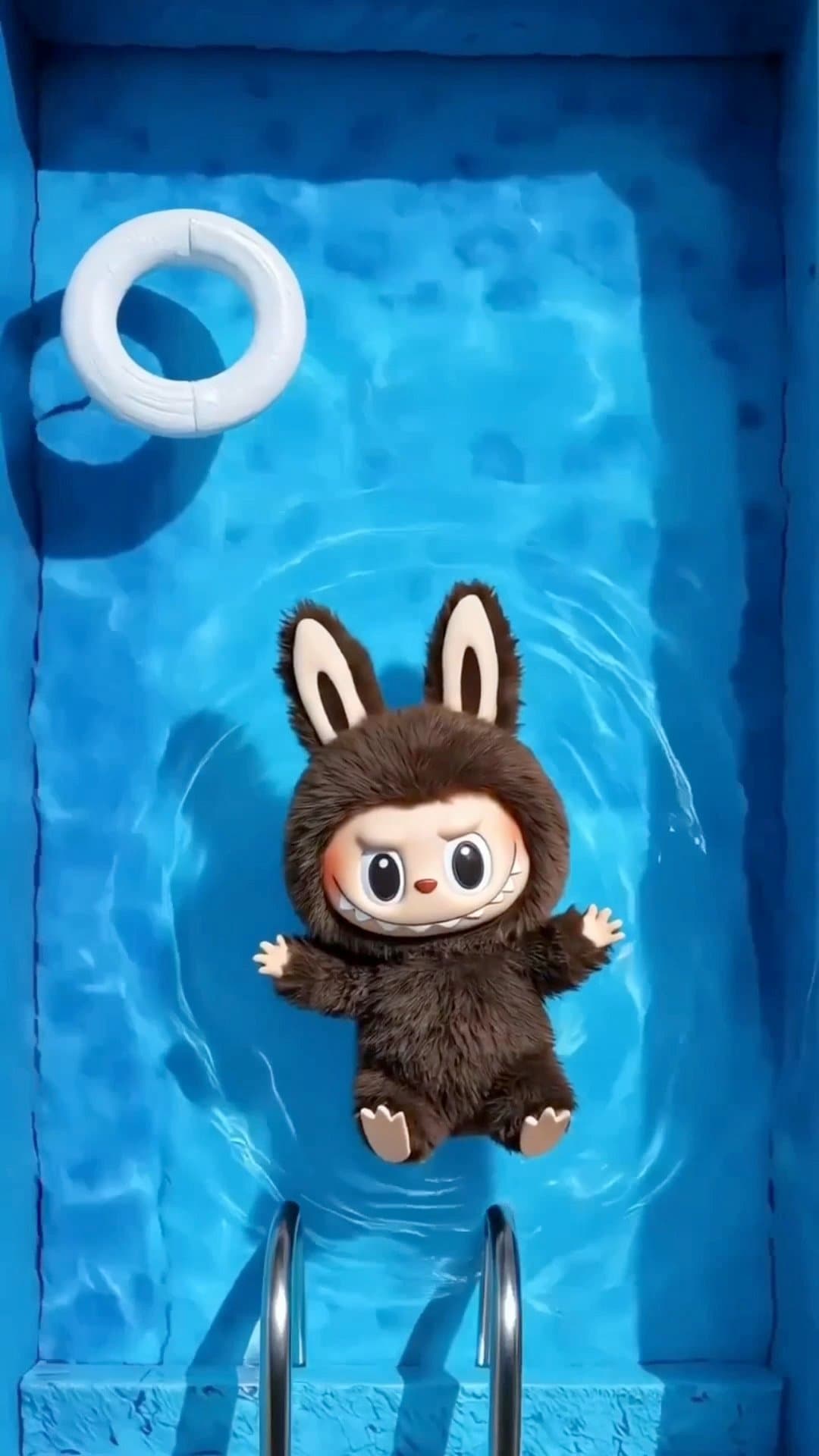 Labubu's Poolside Chill
