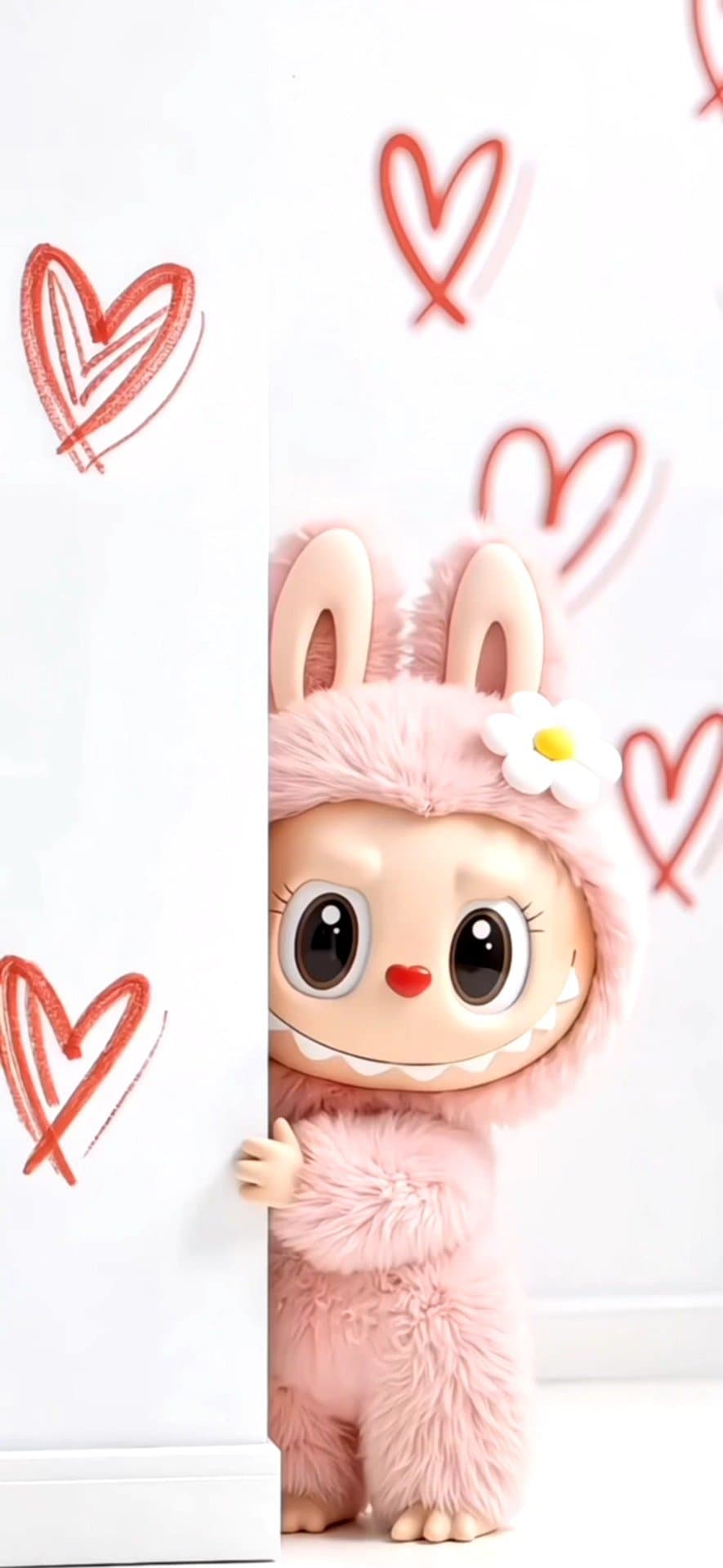 Peekaboo Labubu with Love