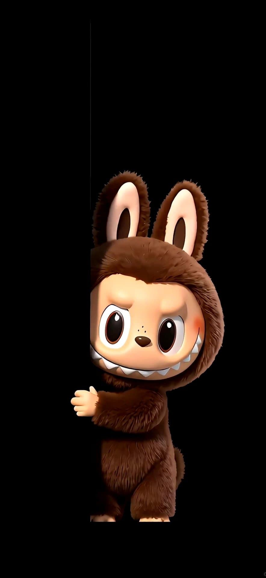 Mysterious Brown Bunny Labubu